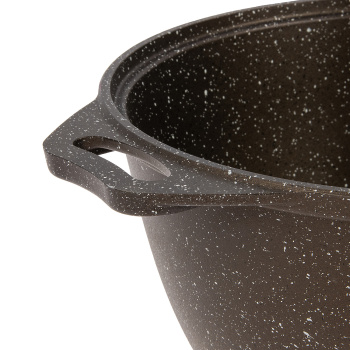 Кастрюля алюм. литая а/приг. Kukmara "Мраморная" кофейный 3,0л Стекл.кр. кмк32а (Кукмор) *1/3 Кастрюля алюм. литая а/приг. Kukmara "Мраморная" кофейный 3,0л Стекл.кр. кмк32а (Кукмор) *1/3