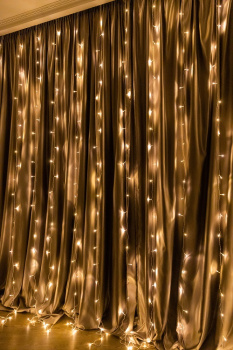 Гирлянда Занавес 3,0м*3,0м 360LED теплый белый 8 режимов 138  *1/50