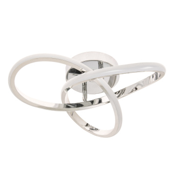 Светильник потолочный светодиодный CL-1076 Chrome 240 мм 52W 3 реж,б/пул S=6м2 VERNER LIGHTING*1/10