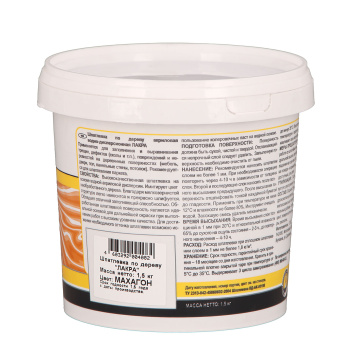 Шпатлевка по дереву махагон 1,5 кг Лакра *1/6/432