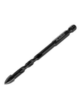 Сверло по стеклу/керамике 8,0мм (1шт) Quadro-X спиральное HEX 4 грани арт.554083 RAGE *1/10