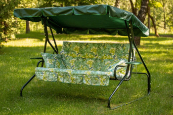 Качели  садовые Люкс-3, 2336*1543*1600, с907с1104с1261, цвет микс труба d=32мм (280кг) *16