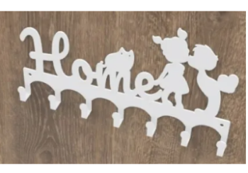 Ключница металлическая БЕЛЫЙ ПЕРВАЯ ЛЮБОВЬ №11 310х170х20мм *1/6