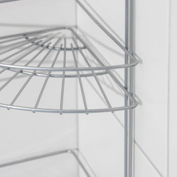 Полка 3-х ярусная угловая Slim, цвет хром   2049810