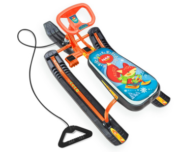 Снегокат детский Nika «Тимка спорт 2», спортивный руль, мягкое сиденье, до 100 кг