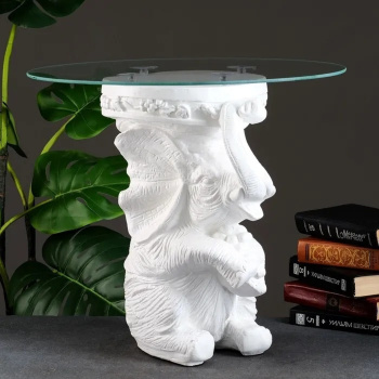 Стол светящийся "Слон сидя", 26,5×50×50 см, 3893309