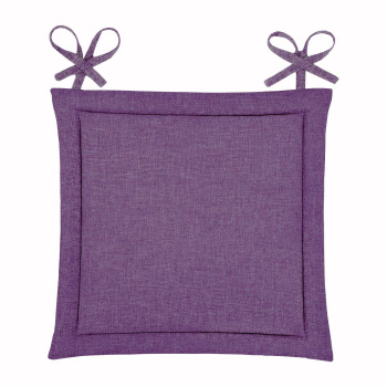 Подушка для стула рогожка 40*40см Фиалка Home&Slyle