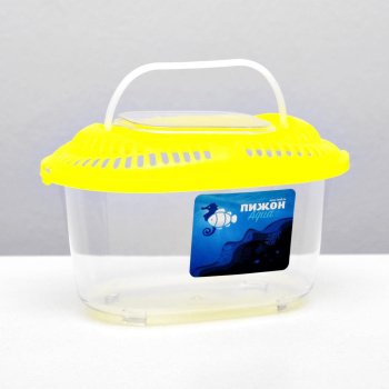 Переноска для животных овальная 19х12,8х11,3 см микс цветов 1741092