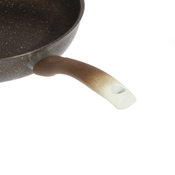 Сковорода алюм. а/приг.литая Kukmara "Marble Induction" Мрам.коф. d28см смки280а*1/4