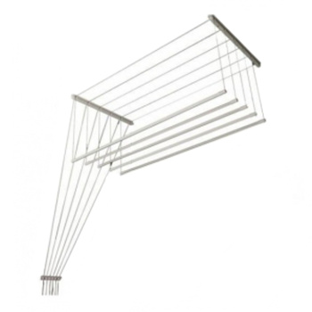 Сушилка для белья потолочная "Лиана" 5-рядная, шир.1,5м регул. по высоте Белая Lakmet *1/5