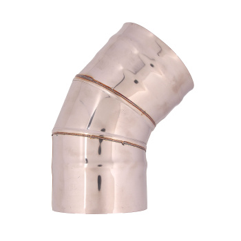 Отвод 135* d.120, 0,5мм нержавейка AISI 430  h=248мм GS *1/10