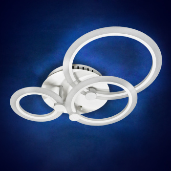 Люстра Y1239/3 1*13W+1*17W+1*8W*3000K пульт 1 реж (l-600 w-550 h-120) S=4м2 VERNER LIGHTING *1