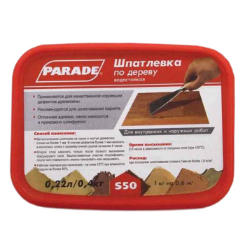 Шпатлевка по дереву махагон 0,4 кг PARADE S50 *8/1440