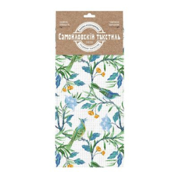 Полотенце вафельное 40*70см на хангере 8800/1 Квезаль Самойловский текстиль *1/20