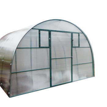 Каркас теплицы 6*3 "Капля" в сборе с фурнитурой и инструкцией.Труба 20*20*1,5мм. Полимерное покрытие