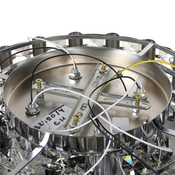 Светильник потолочный S2450/4 CH 4*40W E27 220V (d-420; h-600) S=16м2 VERNER LIGHTING *1