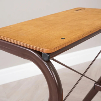 Табурет-Стремянка металл./дерев.сиденье-ступени, выс.565мм ножки Коричневый ТС 277 К ("ЗМИ") *1