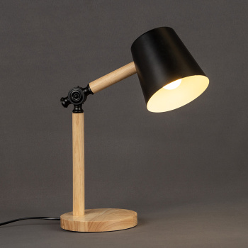 Светильник настольн. Старт СТ83 черный 220В (светодиод.40Вт Е27) *1/12