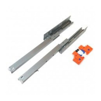 Направляющие шариковые скрытого типа полного выдвижения с доводчиком 350мм до 30кг СОЛЛЕР *1/25
