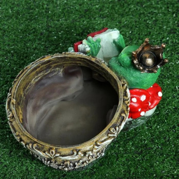 Фигурное кашпо "Лягушка царевна сидячая" 15х21см 4855587