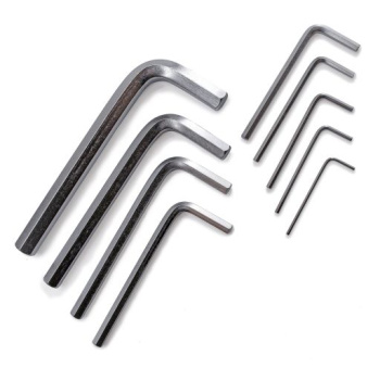 Набор ключей имбусовых НЕХ короткие сатин1,5-10 мм 9ШТ.арт.43-2-100 Ремоколор *1/10/40