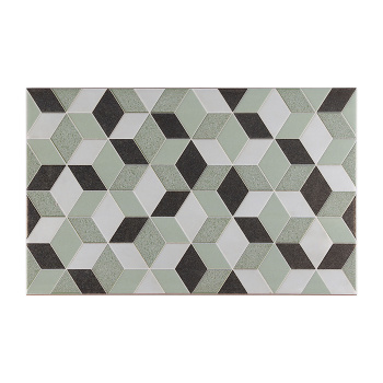 Плитка декоративная Шахтинская плитка Веста 02, 250х400х7 мм, зеленый