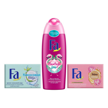 Набор Fa Фламинго + 2мыла 1.000 шт