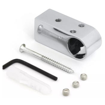 Крепеж для рейлинга d16мм металл.хромир. (КОМПЛЕКТ) "Manzzaro" HD 50.81.00 *10/120