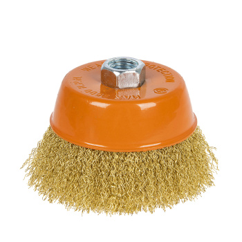 Щетка-насадка "чашка" для УШМ 100 мм STURM латунир. (арт. 5240103) *1/60