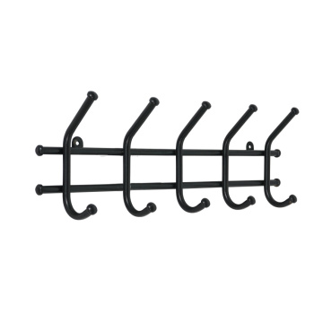 Вешалка настенная "Норма 5" 480х165х80мм Черная ВН 24 Ч ("ЗМИ") *1/10