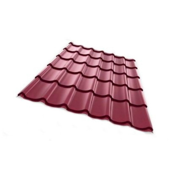 Металлочерепица "Монтеррей" В1190, 0,5 ВИШНЯ RAL3005 2250