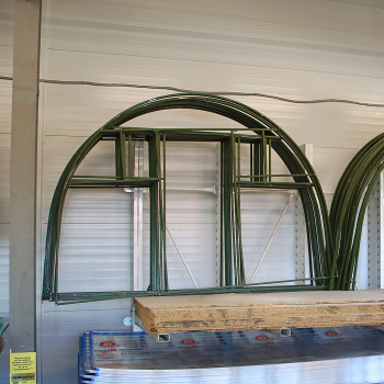 Каркас теплицы Крепыш, 4х3х2.1 м, профиль 40х20 мм, под поликарбонат