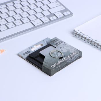 Набор: подставка для телефона и кольцо на чехол "Сильному и смелому" 7070904