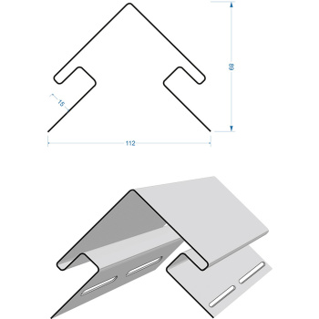 Внешний угол PREMIUM Крем брюле (3м) Дёке