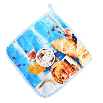 Прихватка квадратная хлопок Круассан 073 Belezza *1