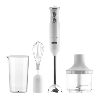 Блендер погружной 1000Вт 3в1 Galaxy Line GL2167 белый, насадки, режим TURBO *1/12
