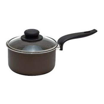 Кастрюля алюм.а/приг. Jarko "MERLETTO" 1,8л d16см Длинн.ручка, Стек.кр. JMr-416-11  *1/6