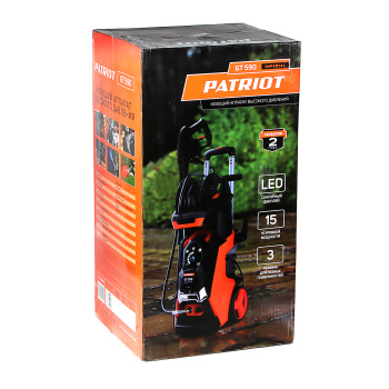 Мойка высокого давления 2050Вт 420л/ч 150 бар шланг 6м самовсасывающая GT590 Imperial PATRIOT *1