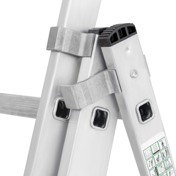Лестница многофункциональная складная алюм. 3х 9ступ.,общ.дл.5,52м,max н.120кгNV1230 1230309 "НВ" *1