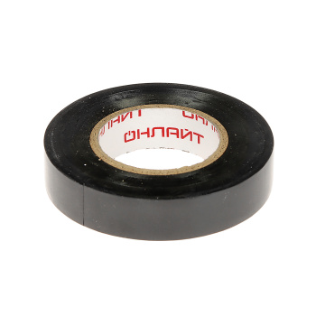 Изолента ОНЛАЙТ OIT-B15-20BL ПВХ черная 71677