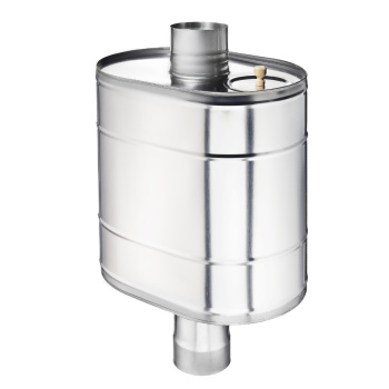 Бак на трубе для печи 70л., d115, нержавейка 0,8мм *1