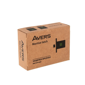 Защелка врезная п/ручку НИКЕЛЬ матовый МАГНИТНАЯ 5800-М-NIS Avers *1/12/72