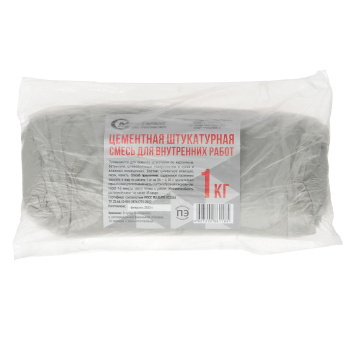 Смесь штукатурная цементная LeafAR, 1 кг