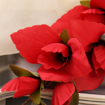 Цветы искусственные "Наперстянка" 63 см, бордовый  7503337