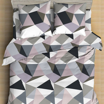 Постельное белье 1,5сп макосатин 21948 Crystal Amore Mio, наволочки 70*70 - 2шт *1