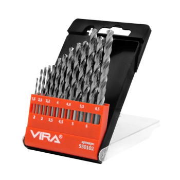 Набор сверл по металлу 13 шт., 1.5-6.5 мм VIRA