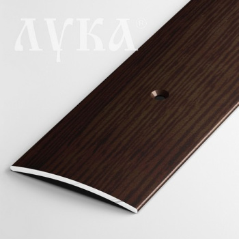 Порог-стык одноуровневый 44.5х1800 мм Лука ПС 04, дуб венге