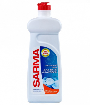 Чист.ср-во д/ванной САРМА Свежесть гель универс. антибакт. 500мл (08079) (Нев. косм.) *18
