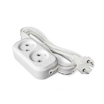 Удлинитель 2 розетки 3м б/з ШВВП 2*0,75мм2 6А мощ.нагр 1300Вт Универсал У6-011 *1/60