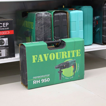 Перфоратор электрический FAVOURITE RH 950, щеточный, 3 режима, 0-1100 об/мин, 0-4500 уд/мин